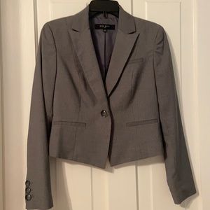 Nine West 2 piece skirt suit in grey pin stripe